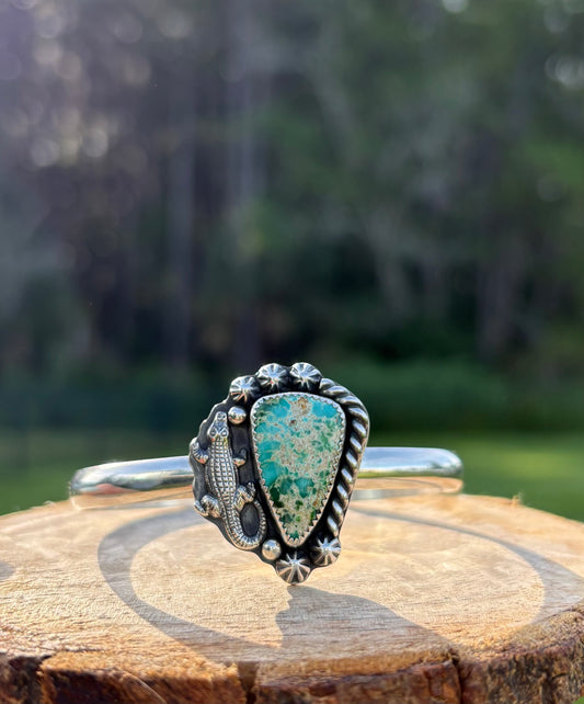Gator Sonoran Turquoise Cuff