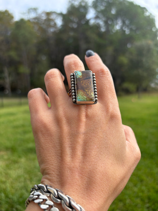 Turquoise Square Ring