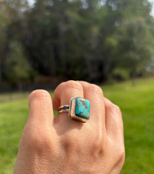 Turquoise Square Ring