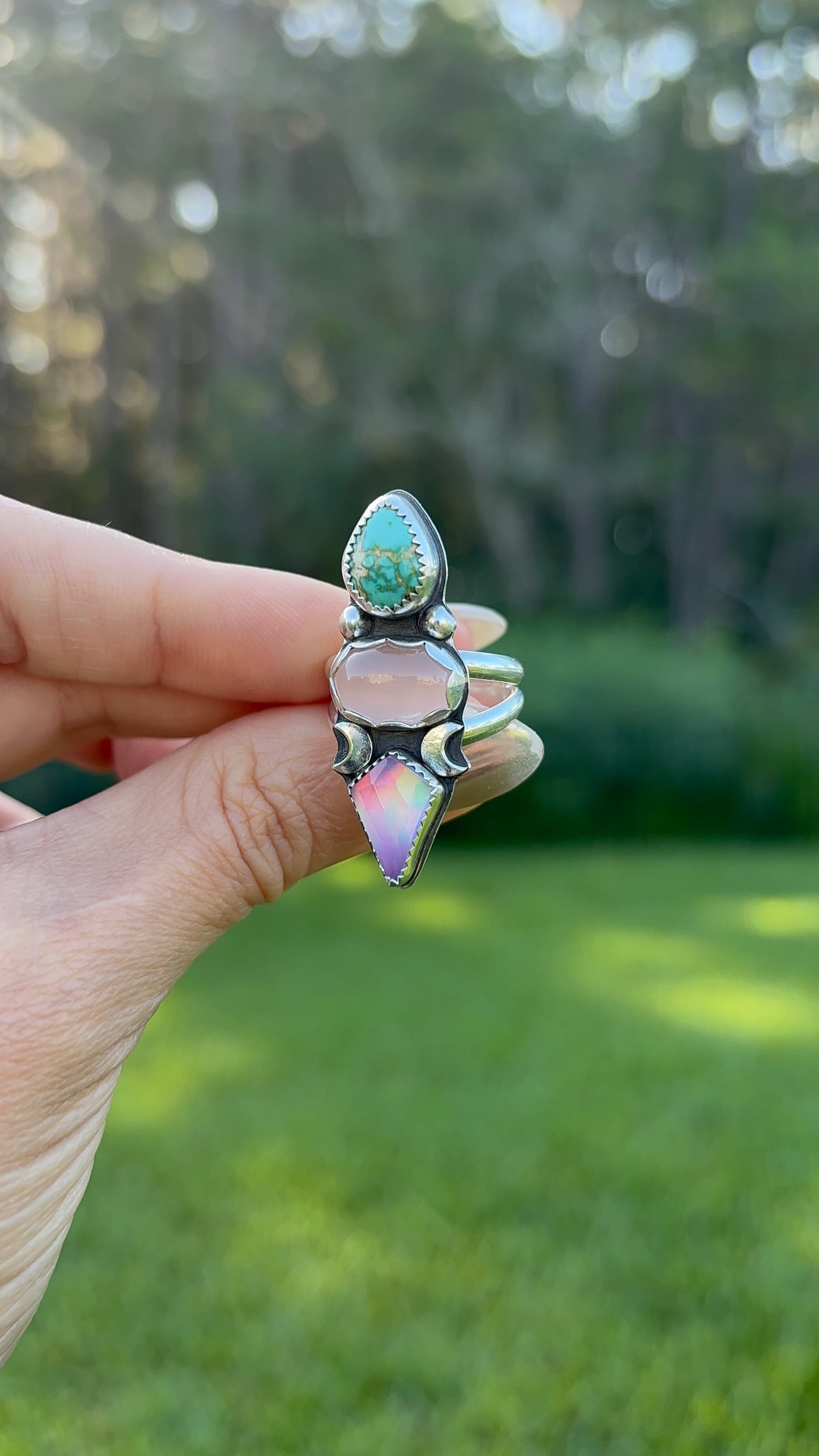 Cosmic Desert Turquoise Ring