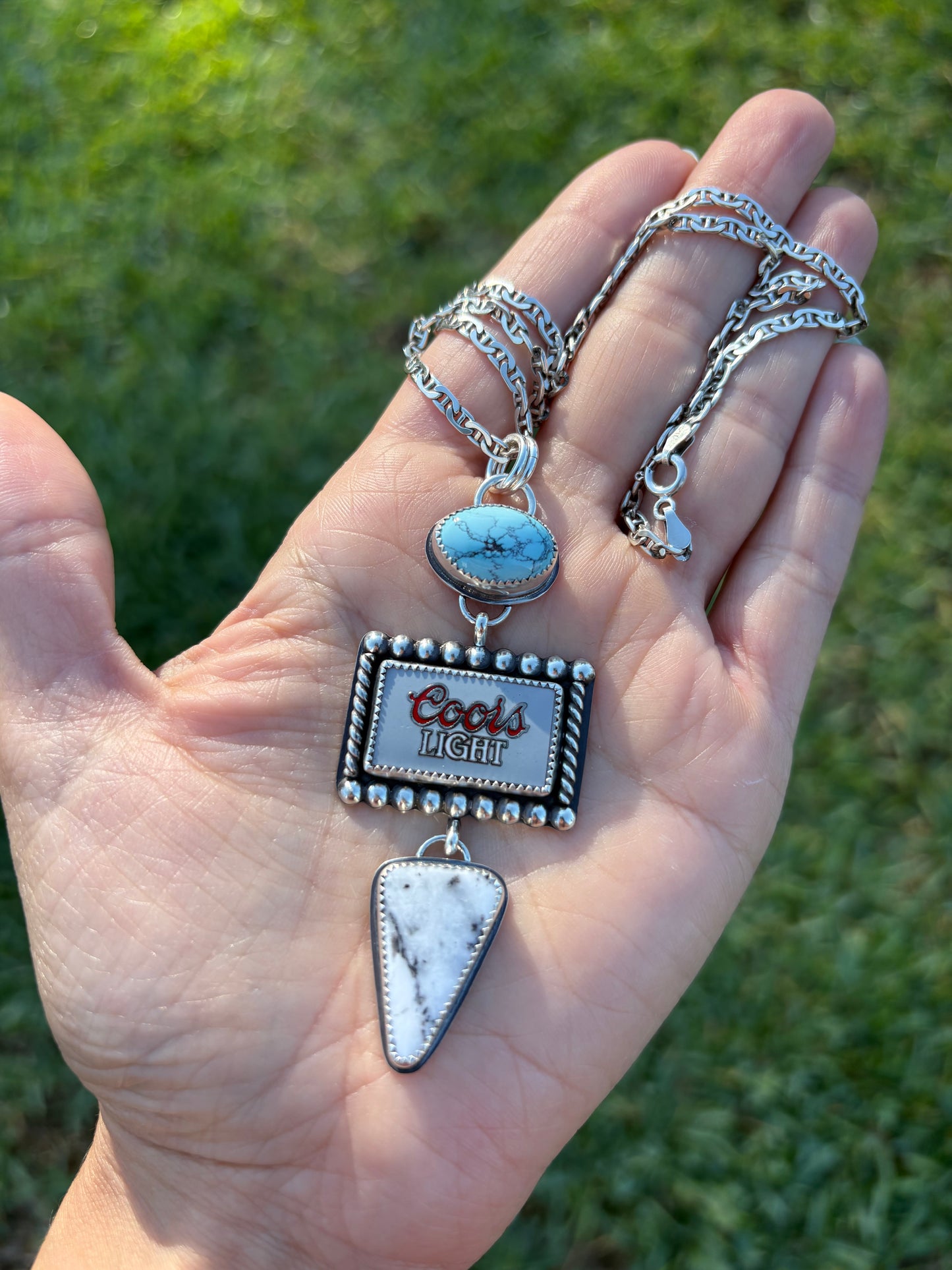 Coors Light Necklace