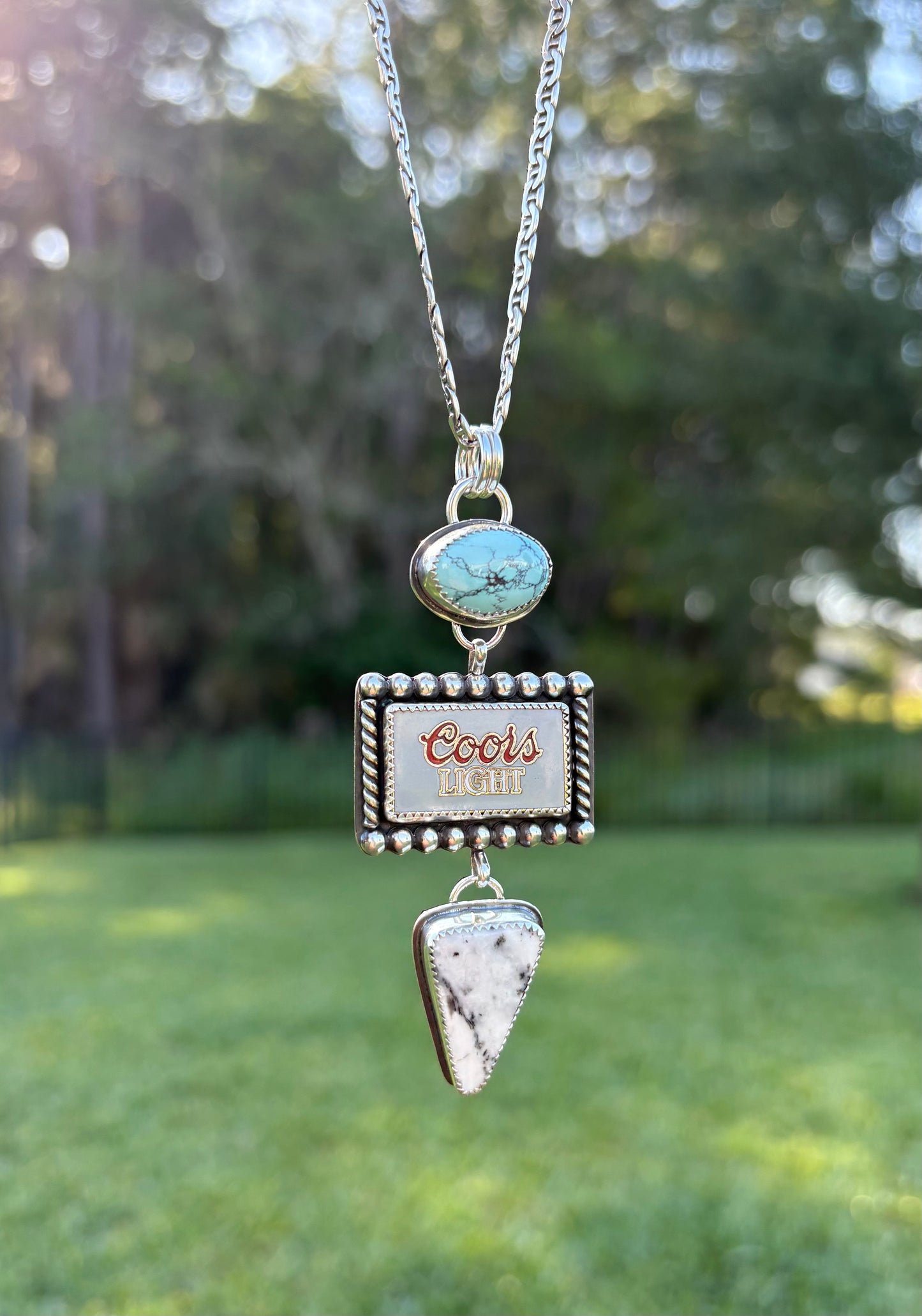 Coors Light Necklace