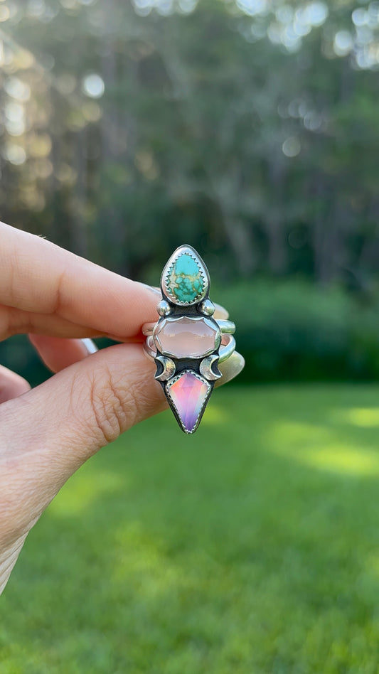 Cosmic Desert Turquoise Ring